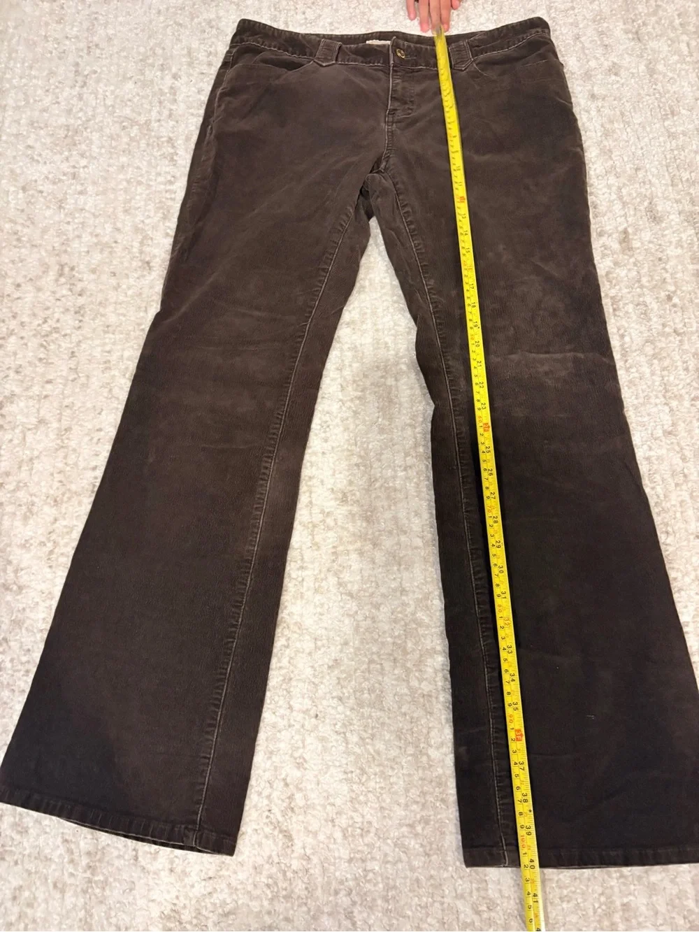 Michael Kors Women’s Dark Brown Corduroy Jeans - Classic Fit size 10